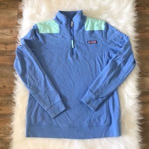 Vineyard Vines Embroidered Shep Shirt 1/4 zip